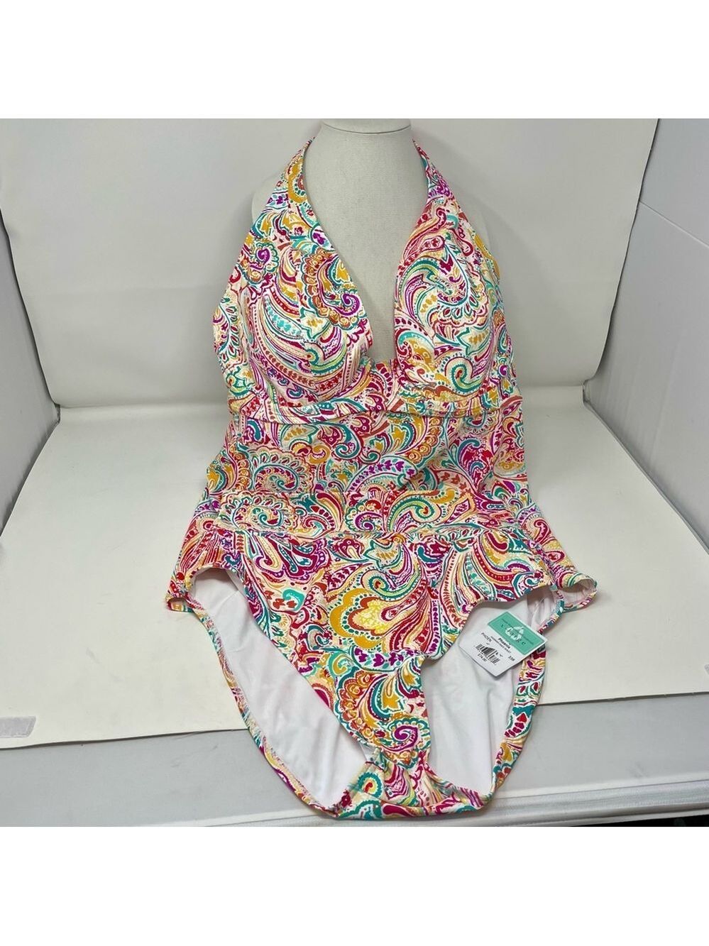 NWT Sunset Phoenix Hannah high waisted bottom XL & Tankini top 38E.